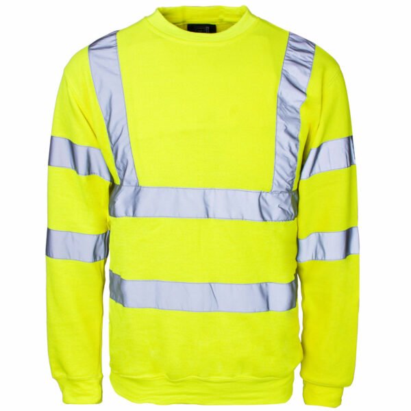 Hi-Vis Crew Safety Sweatshirt